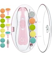 Royal Angels Upgraded 21 in 1 Baby Nail Trimmer with Labeled Case, 13 Extra Replacement Pads, Saf...