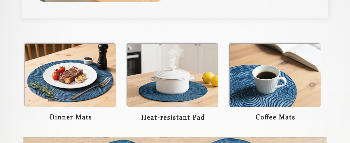 round placemats
