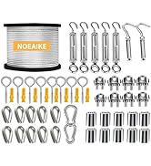 NOEAIKE Wire Rope Kit,165FT 1/8