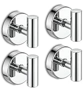 disbam Suction Cup Hooks for Shower, Kitchen, Bathroom, Mirror, Wall, Door, Tile, Glass, Window N...