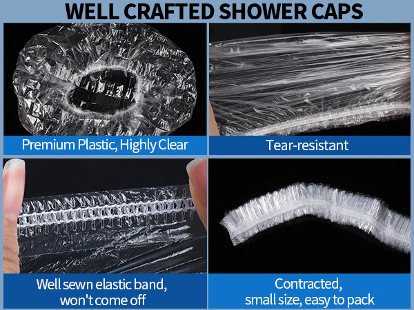 Well Crafted Plastic Hair Caps