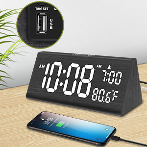 alarm clock with usb