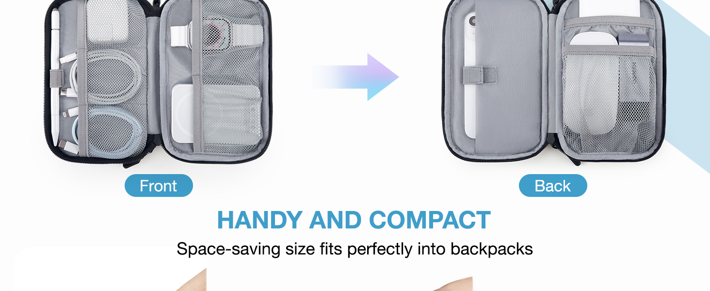Travel Cable Organizer Case