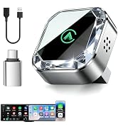 shumalpur 2026 Mini Wireless CarPlay Android Auto 2 in 1 Adapter - Converts Wired to Wireless Car...