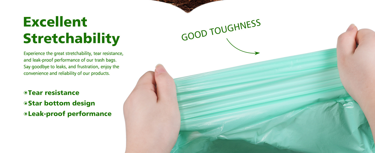 1.6 gallon trash bags