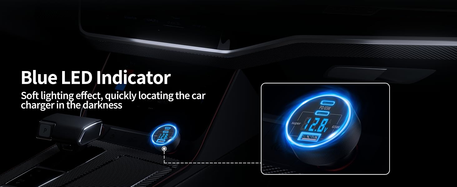voltage meter car charger