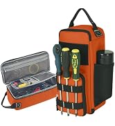 LAKE OF FIRE 12.6" Small Tool Bag Pouch for Men with Multiple Pockets, Waterproof Heavy Duty Tool...
