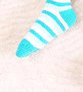 Kids Fuzzy Slipper Grip Socks Boys Girls Non Slip Winter Thick Fluffy Warm Soft Plush Thermal Cre...