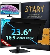 STARY [2 Pack 23.6 Inch Computer Privacy Screen for 16:9 Aspect Ratio Widescreen Monitor, Eye Pro...