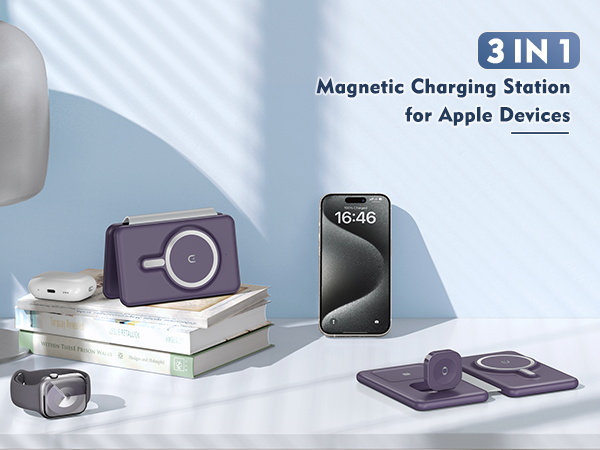 magnetic charging station
