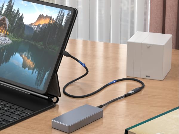 USB C Male to USB-C Female Extension Cable support 5gbps 10Gbps 20gbps Data Transfer
