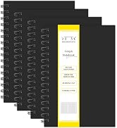 Ouzoustate Graph Paper Spiral Notebook A5 Grid Journal 5.62
