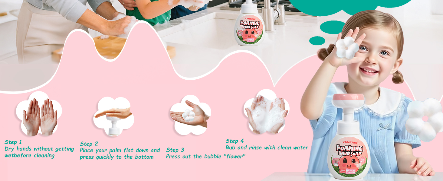 kids foaming hand soap