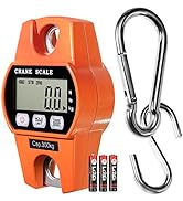 GRAM PRES Digital Hanging Scale 660 LB 300 KG Hanging Digital Scale, Crane Deer Hunting Scales, F...