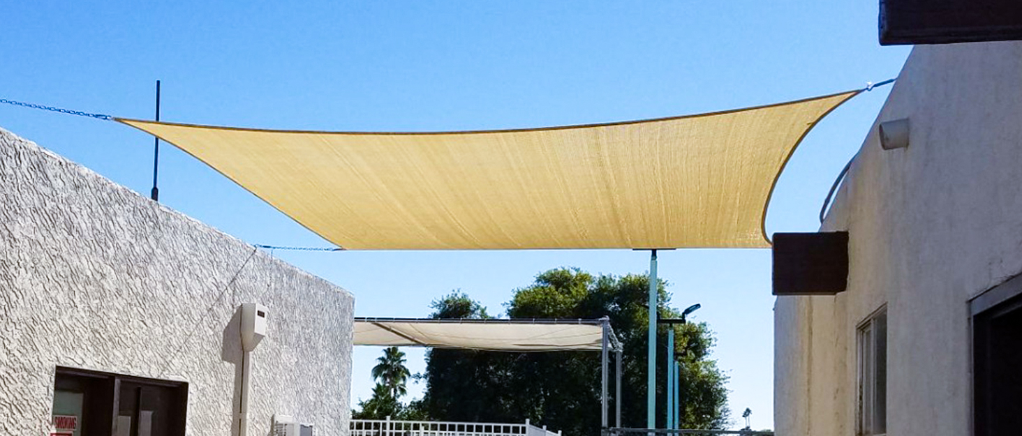 Windscreen4less outdoor sun shade sail, privacy fence screen