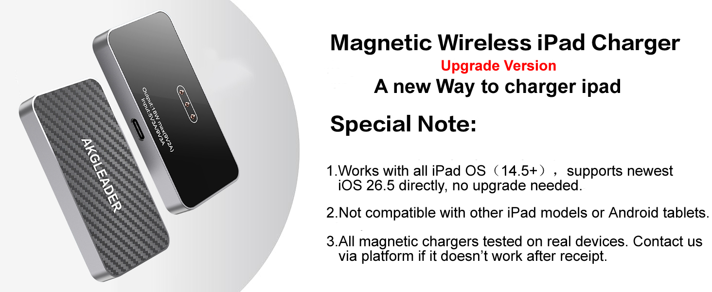 ipad magnetic wireless charger