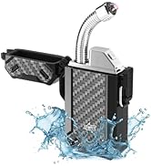 Dual Arc USB Rechargeable Electric Camp Lighter with Retractable Flexible Long Neck Waterproof Wi...