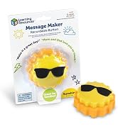 Learning Resources Message Maker Recordable Button Sunshine, SEL Toys, Classroom Must Haves, Teac...