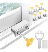 Artoshin 6 Pack White Tension Curtain Rod for Windows 16 to 28 inch, Adjustable Expandable Pressu...