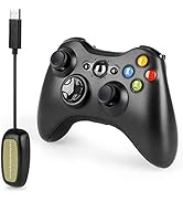Oussirro Wireless Controller for Xbox 360, 2.4GHZ Remote Joystick Gamepad for PC Windows 7,8,10 w...