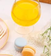 Festiva 200Pcs Pink Gold Cake Plates 6.3" with Plastic Forks 5"- Disposable Salad Plates-Pink Des...