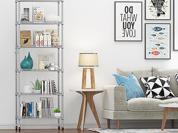6 tier wire shelving unit