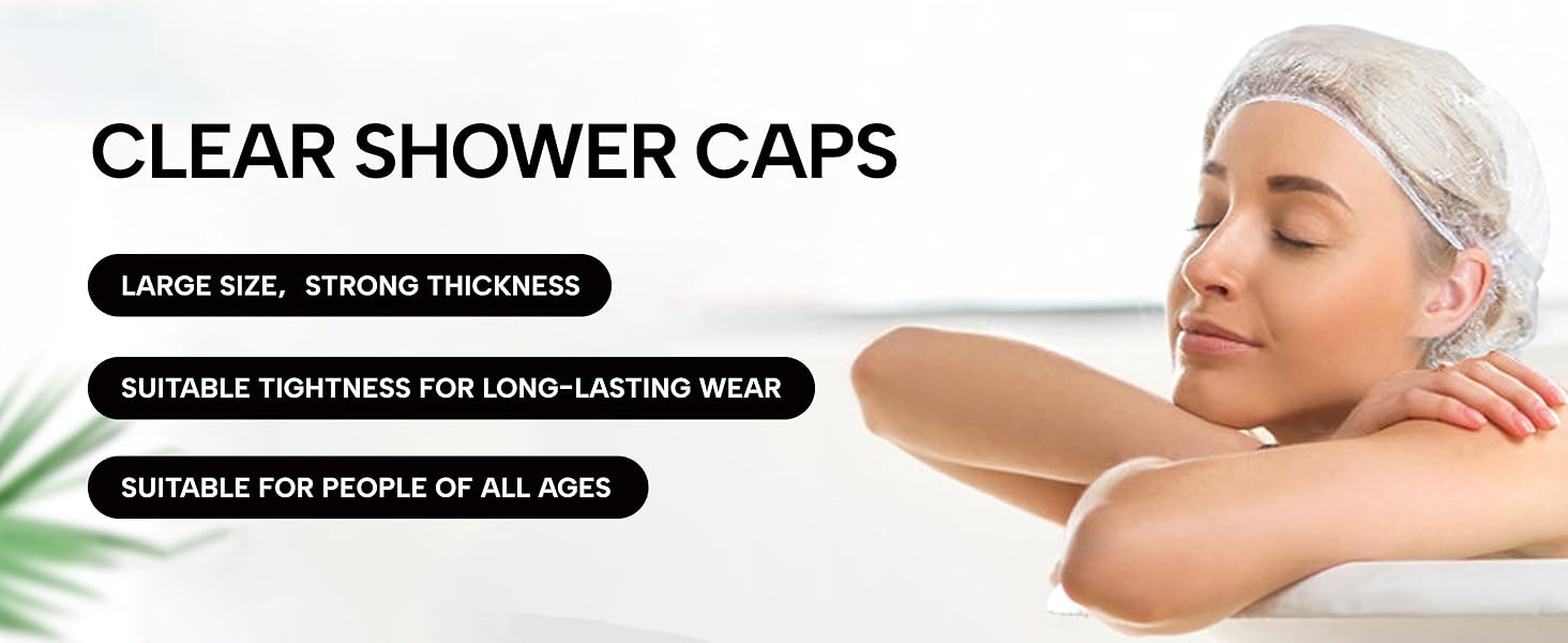 Disposable shower cap