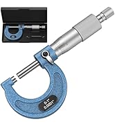 HDLNKAK Outside Micrometer, 0-1" Machinist Micrometer, 0.0001" Graduation Micrometer Set, Alloy P...