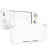 eXtremeRate Soft Touch White DIY Replacement Shell for Nintendo Switch Lite, NSL Handheld Control...