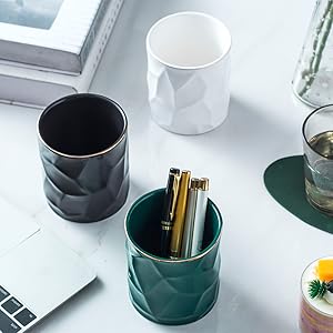 YOSCO ceramic pen holder