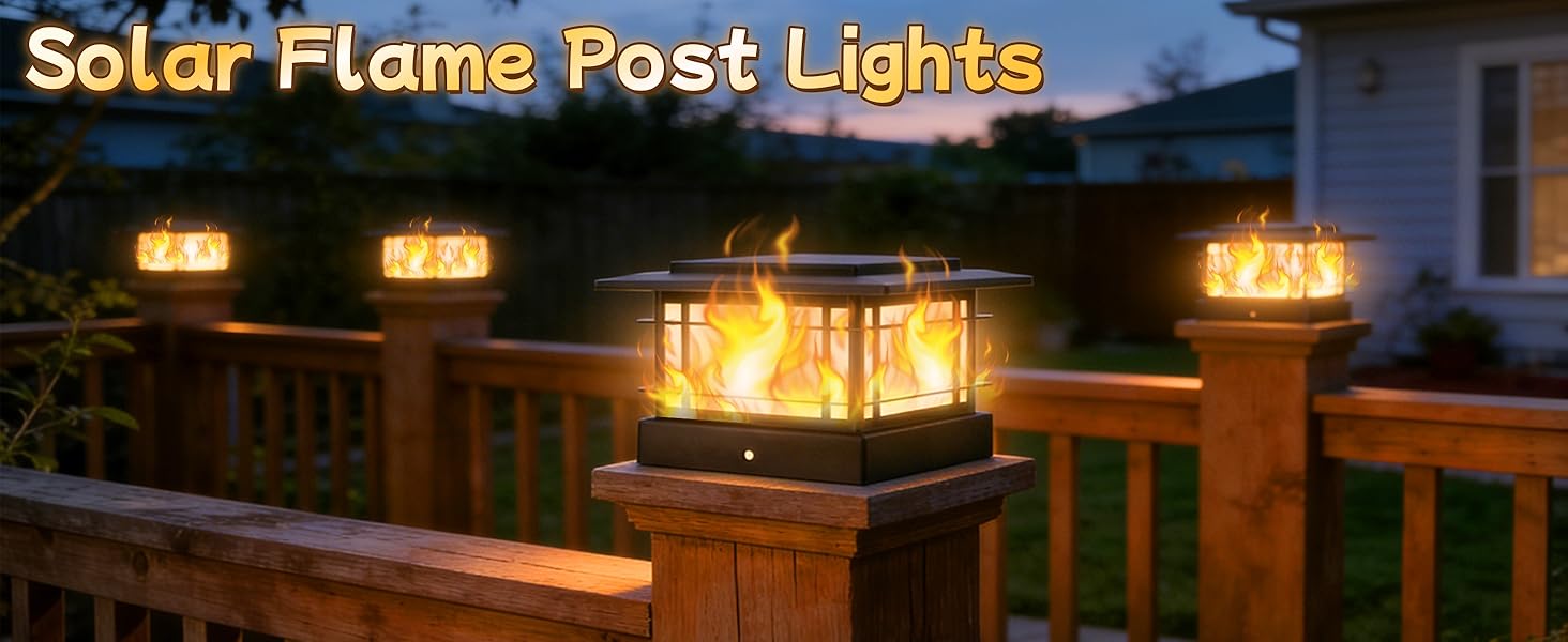 Solar Post Cap Lights