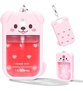 Kivzex Dog Silicone Case for Touchland Hand Sanitizer Spray with Keychain, Compatible with Power ...