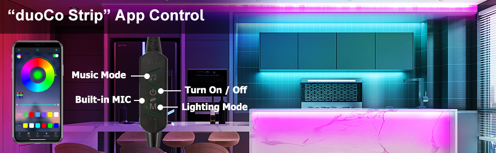 app control led strip lights