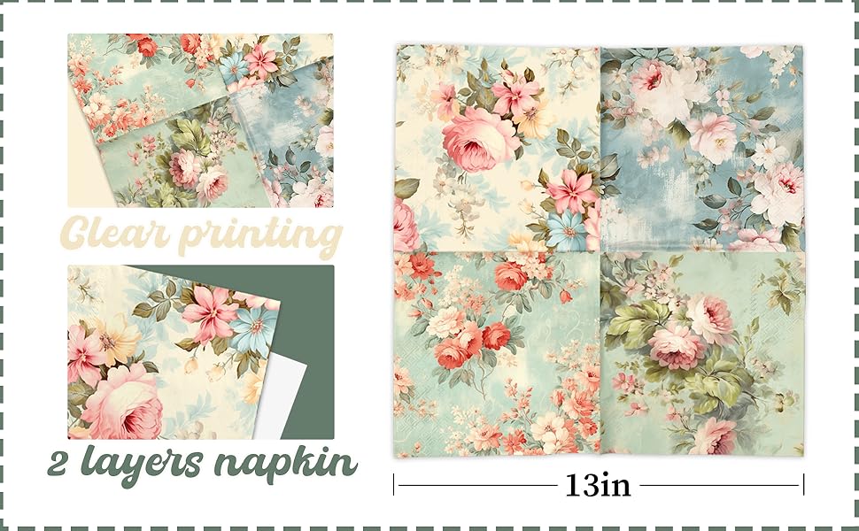 Floral Napkins