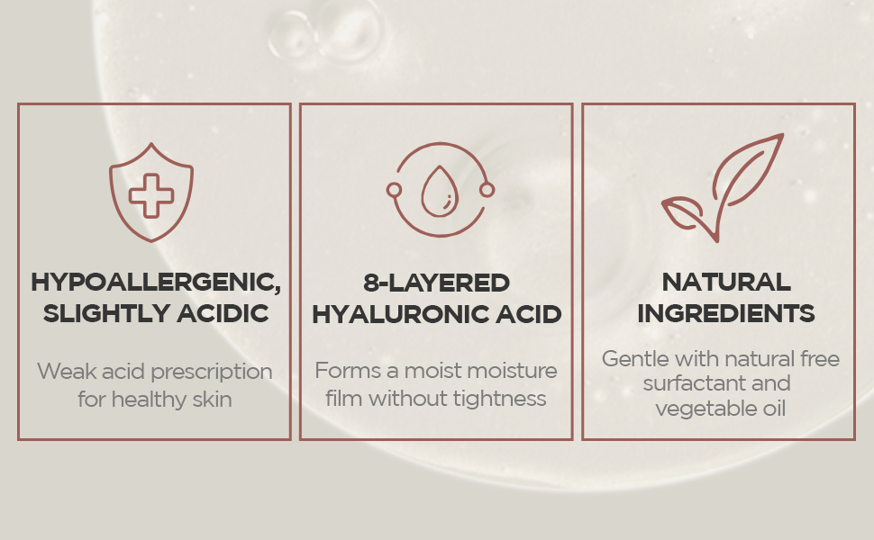 hyggee pH Hyaluron Gel Cleanser Hyaluronic Acid Hydrating Face Wash Balancing Formula Cleansing