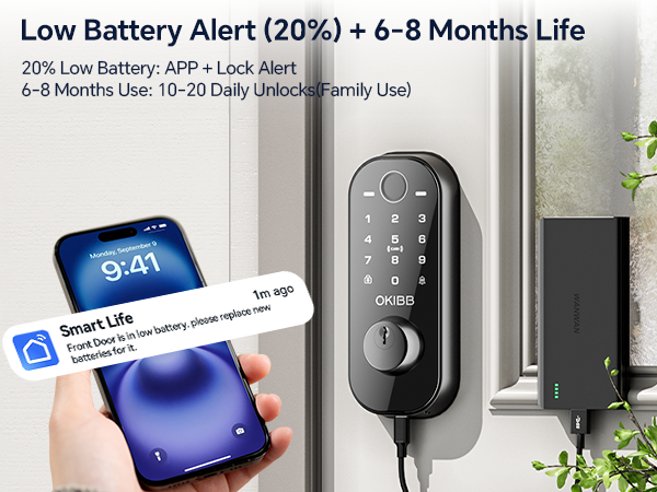 Low Battery Alert APP control
