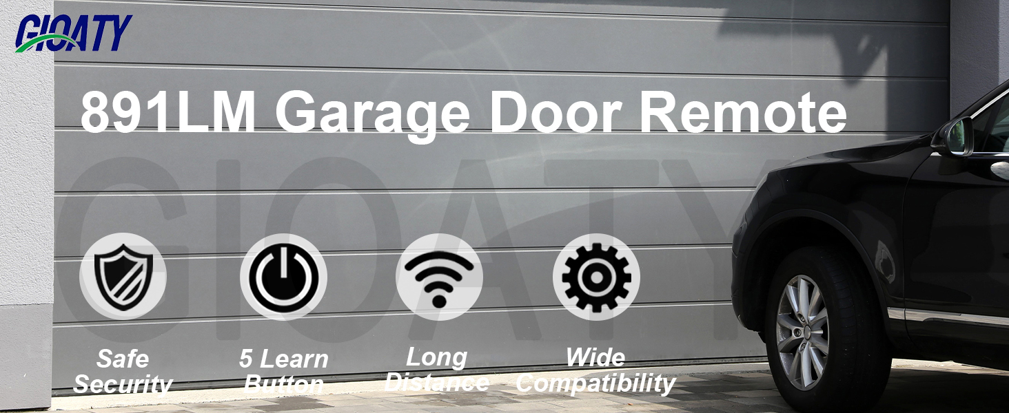 for Chamberlain LiftMaster Craftsman Garage Door Opener Keypad & Remote Universal