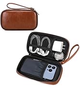 KYALOU Small Electronics Organizer, Travel Cord Case Cable Pouch Tech Carry Storage Bag for Charg...