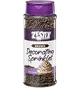 Chocolate Sprinkles for Ice Cream, Cake & Cookies – 10 oz Dessert & Baking Sprinkles Topping – Ji...