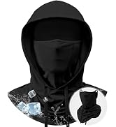 3 in 1 Breathable Balaclava Ski Face Mask for Men Women Sun UV Protection Hood Full Head Mask Fac...