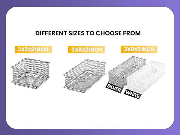 different sizesdifferent sizes