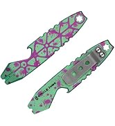 OKNIFE Otacle 2 Mini Titanium Bottle Opener,EDC Pry Bar with Hexagonal Wrench((Retro Zombie)