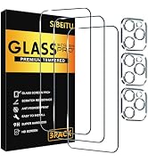 SIBEITU 3 Pack Screen Protector for iPhone 16 Pro Max with 3 Pack Camera Lens Tempered Glass Prot...