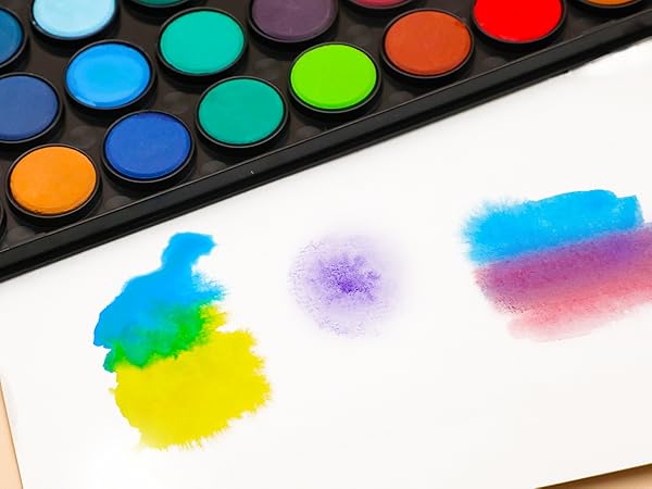 watercolor cake set