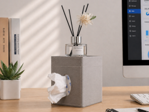 LAMOTI square tissue box cover in office