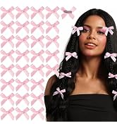 Teenitor 30pcs Pink Hair Bow Pink Bow, Pink Bows for Hair Small Hair Bows Mini Pink Bows for Hair...