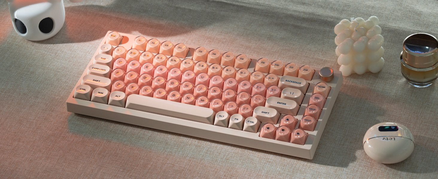 pink desk accessories