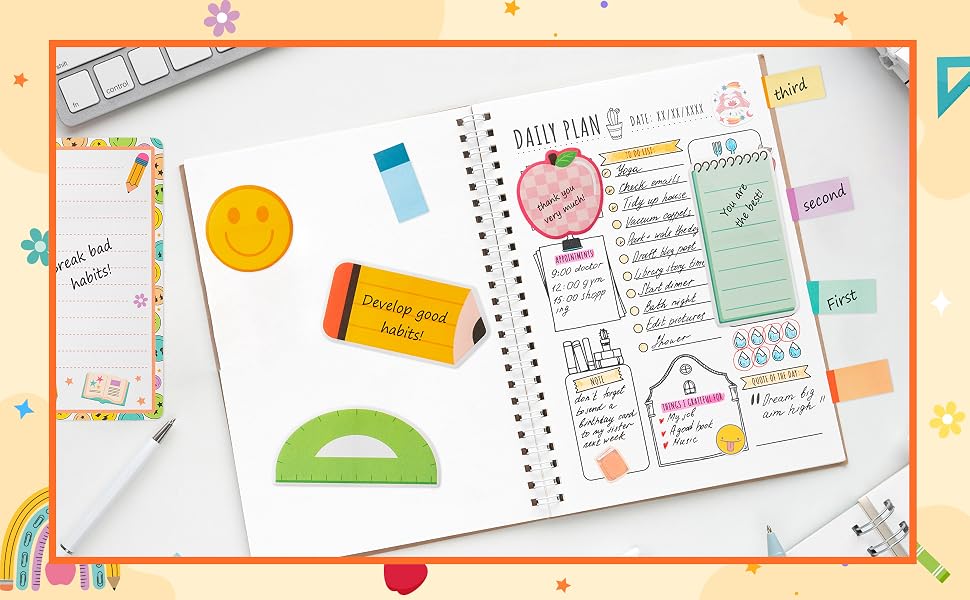 Retro Teacher Sticky Notes