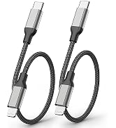 6 inch USB C to Lightning Cable Short, 0.5ft 2Pack Type C to Lightning Cord Power Delivery Fast C...