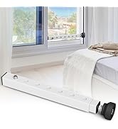 WooFog(Short)Window Security Bar Adjustable, Window Bars Security Inside, Window Lock Bar for Hor...